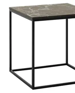 Konferenčné stoly Adore Furniture Konferenčný stolík 52x50 cm čierna 