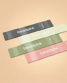 Gumy na cvičenie BeastPink Posilňovacie gumy Resistance Set