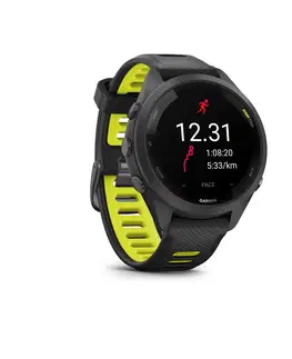 bežky Inteligentné športové hodinky s GPS a kardiom Forerunner 265S Music čierno-žlté