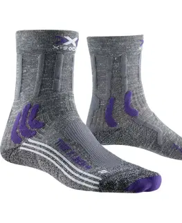 ponožky Dámske ponožky na turistiku X-Socks Trek Linen