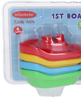 Hračky do vody INFUNBEBE - Loď do vody 4kusy