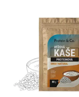 Kaše, müsli a cereálie Protein & Co. Proteínová ryžová kaša 80 g Zvoľ príchuť: Sweet natural