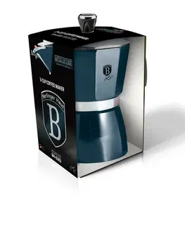Automatické kávovary Berlinger Haus Kanvica na espresso 3 šálky Aquamarine Metallic Line