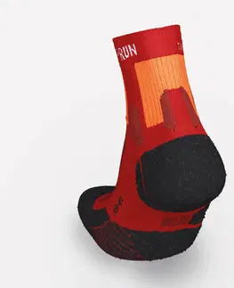 bežky Bežecké ponožky RUN900 X červeno-oranžové