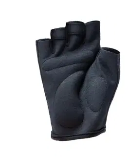 rukavice Pánske rukavice na cestnú cyklistiku RC100 čierne