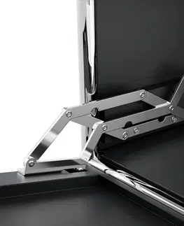 End Tables Príručný kovový stolík so zásuvkou »CN3«, čierny