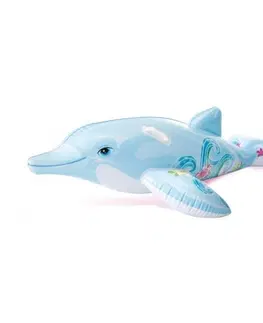Hračky do vody Nafukovací delfín INTEX s úchytmi 175 x 66 cm