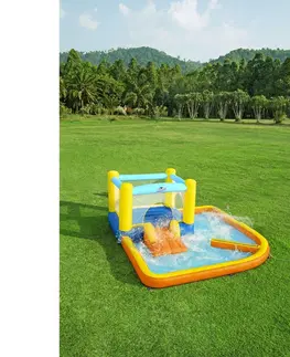 Hračky na záhradu Bestway Nafukovacie vodné centrum s trampolínou Beach Bounce Water Park, 365 x 340 x 152 cm