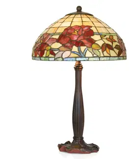 Stolové lampy Artistar Ručne vyrobená stolová lampa Esmee v tiffany štýle