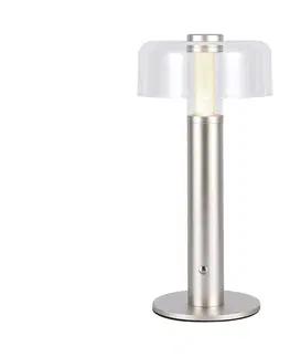 Lampy  LED Stmievateľná dobíjacia stolná lampa LED/1W/5V 3000K 1800 mAh zlatá 