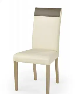 Jedálenské stoličky a kreslá Jedálenská stolička NORBERT Halmar Krémová