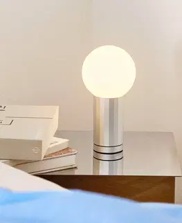 Lampy na nočný stolík HAY HAY Turn on stolová LED lampa, podstavec hliník