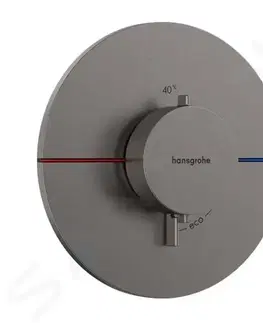 Kúpeľňové batérie HANSGROHE - ShowerSelect Comfort Termostatická batéria pod omietku, kefovaný čierny chróm 15559340