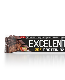 Proteíny Tyčinka Nutrend 85g EXCELENT protein bar čokoláda-oriešky