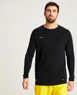 dresy Futbalový dres s dlhým rukávom VIRALTO CLUB čierny