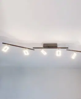 Stropné svietidlá Paul Neuhaus 6-plameňové stropné LED svietidlo Inigo