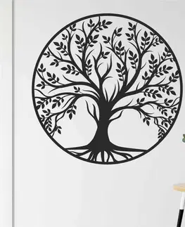 Nálepky na stenu Dekorácia na stenu do obývačky, nálepka drevený strom života