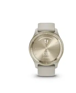 Inteligentné hodinky Garmin vivomove Trend Cream GoldFrench Grey 010-02665-02