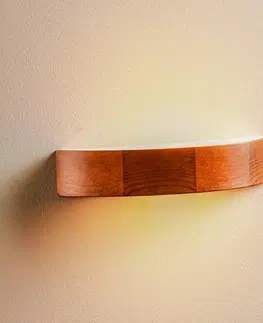 Nástenné svietidlá Lamkur Nástenné svetlo Kerio, 40,5 cm rustikálna borovica