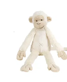Plyšové hračky HAPPY HORSE - Opička Mickey n.1 krémová veľkosť: 28 cm