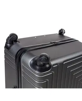 Batohy Pretty UP Cestovný škrupinový kufor ABS25 extra veľký, 78 x 52 x 32 cm, antracit