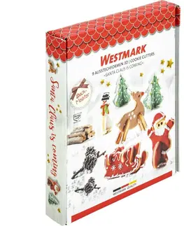 Vykrajovače Westmark Sada 3D vykrajovadiel Santa Claus is coming, 9 ks