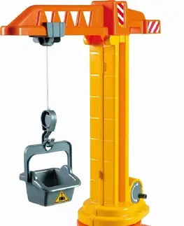 Hračky - dopravné stroje a traktory ANDRONI - Žeriav na pojazdné plošine - výška 52 cm