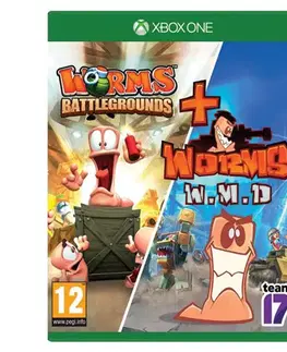Hry na Xbox One Worms Battlegrounds + Worms W.M.D XBOX ONE