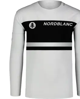 Pánská trička Pánske funkčné cyklo tričko Nordblanc Solitude šedé NBSMF7429_SVS M