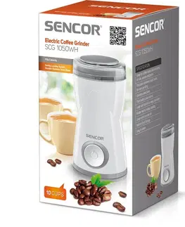 Mlynčeky na kávu Sencor SCG 1050WH kávomlynček