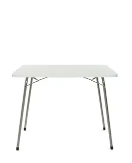 Záhradné stoly ARLON skladací stôl, biela