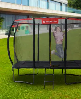 Trampolíny Obdĺžnikový trampolínový set inSPORTline QuadJump PRO 183*274 cm
