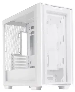 PC skrinky Počítačová skriňa ASUS A21, priehľadné sklo, mATX, biela 90DC00H3-B09000