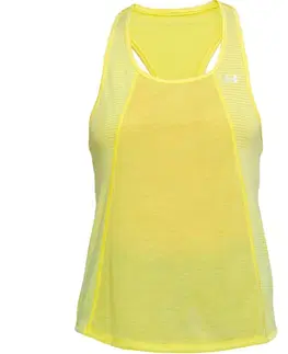 Dámske tielka Tielko Under Armour Threadborne Fashion Tank Tokyo Lemon Full Heather - XL