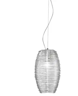 Závesné svietidlá Vistosi Závesná lampa Damasco číra Ø 20 cm