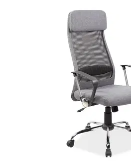 Kancelárske stoličky Signal Kancelárska stolička Q-345 šedá