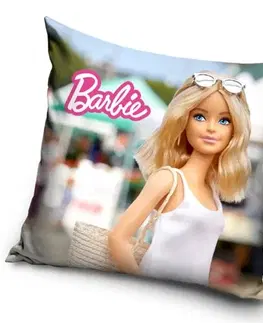 Obliečky Carbotex Obliečka na vankúšik Barbie Bábika z Barbielandu, 40 x 40 cm