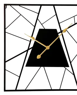 Hodiny Dizajnové kovové hodiny čierne MPM E04.4482.90, čierne Pharrell