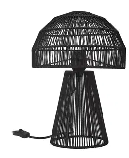 Stolové lampy PR Home PR Home Porcini stolová lampa výška 37 cm čierna