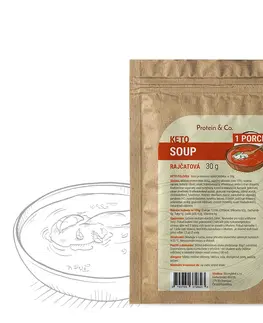 Ketodiéta Protein & Co. Keto proteínová polievka 1 porcia – 30 g Zvoľ príchuť: Rajská polievka