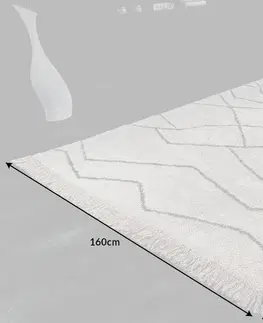 Koberce LuxD Dizajnový koberec Natasha 230 x 160 cm slonovinový