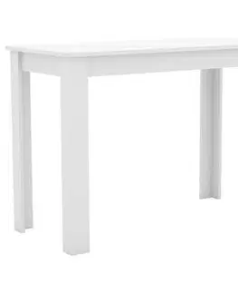 Stoly do jedálne Jedálenský stôl Esal, 110x50 Cm, Biely