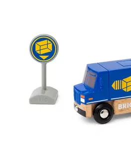Hračky - dopravné stroje a traktory BRIO - Dodávka