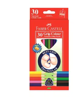 Hračky FABER CASTELL - Pastelky Grip 30 farieb