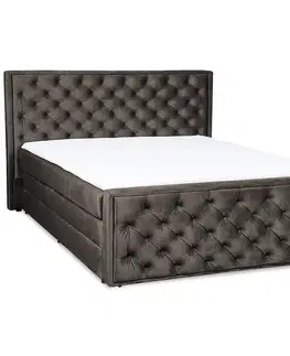 Dvojlôžkové postele Kontinentálna posteľ Suzy 160x200 s topperom Monolith 15