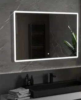 Kúpeľňa MEXEN - Navia zrkadlo s osvetlením 120 x 80 cm, LED 6000K, 9803-120-080-611-00