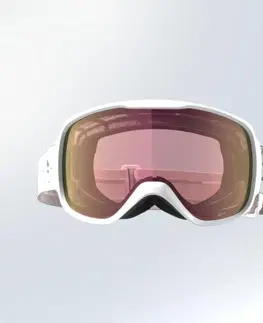 okuliare Lyžiarske a snowboardové okuliare G 500 S1 do škaredého počasia biele
