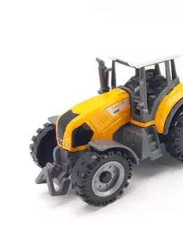Hračky - dopravné stroje a traktory WIKY - Kovový Traktor s vlečkou 18cm, Mix Produktov