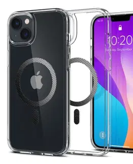 Puzdrá na mobilné telefóny Zadný kryt Spigen Ultra Hybrid MagSafe pre Apple iPhone 14, transparentná ACS05050