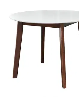 Jedálenské stoly NEEL 1000, jedálenský stôl, orech-biely